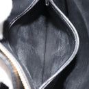Christian Dior Shoulder Bag Leather Black Gold Auth 187754A-12