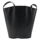 Christian Dior Shoulder Bag Leather Black Gold Auth 187754A-2