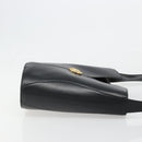 Christian Dior Shoulder Bag Leather Black Gold Auth 187754A-3