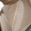 CELINE C Macadam Canvas Tote Bag Beige Gold Auth 187756-11