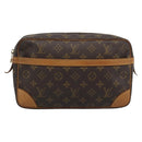 LOUIS VUITTON Monogram Compiegne 28 Clutch Bag M51845 LV Auth 187760-13