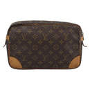 LOUIS VUITTON Monogram Compiegne 28 Clutch Bag M51845 LV Auth 187760-2