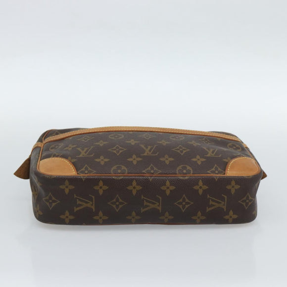 LOUIS VUITTON Monogram Compiegne 28 Clutch Bag M51845 LV Auth 187760