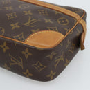 LOUIS VUITTON Monogram Compiegne 28 Clutch Bag M51845 LV Auth 187760-7