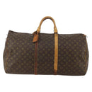 LOUIS VUITTON Monogram Keepall 60 Boston Bag M41422 LV Auth 187763-2
