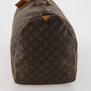 LOUIS VUITTON Monogram Keepall 60 Boston Bag M41422 LV Auth 187763-4