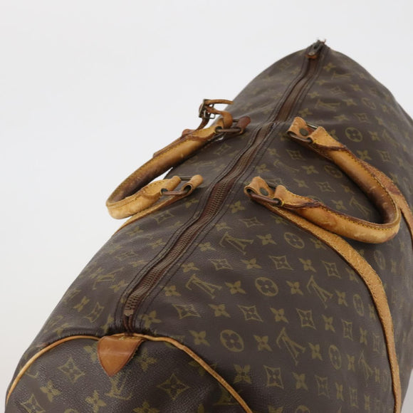 LOUIS VUITTON Monogram Keepall 60 Boston Bag M41422 LV Auth 187763