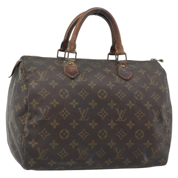 LOUIS VUITTON Monogram Speedy 30 Handtas M41526 LV Auth 187765