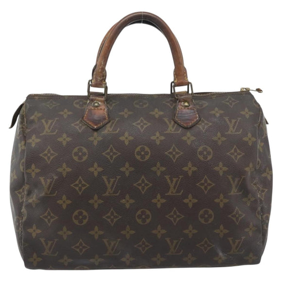 LOUIS VUITTON Monogram Speedy 30 Handtas M41526 LV Auth 187765