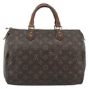 LOUIS VUITTON Monogram Speedy 30 Handtas M41526 LV Auth 187765-2