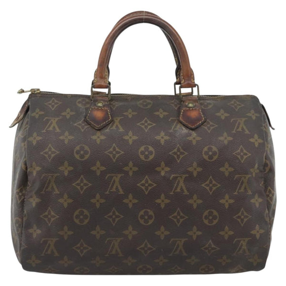 LOUIS VUITTON Monogram Speedy 30 Handtas M41526 LV Auth 187765