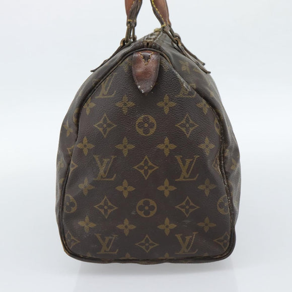 LOUIS VUITTON Monogram Speedy 30 Handtas M41526 LV Auth 187765