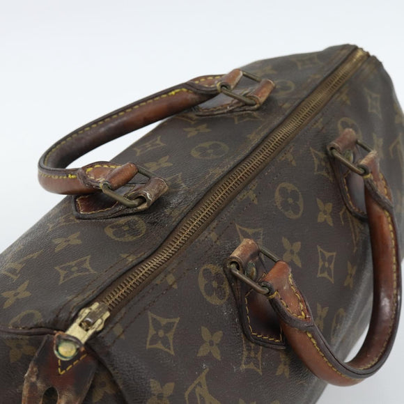 LOUIS VUITTON Monogram Speedy 30 Handtas M41526 LV Auth 187765