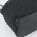 GUCCI Shoulder Bag Canvas Black 90644 Auth 187767-15