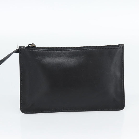 GUCCI Shoulder Bag Canvas Black 90644 Auth 187767