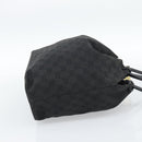 GUCCI Shoulder Bag Canvas Black 90644 Auth 187767-4