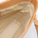 CELINE C Macadam Canvas Tote Bag Suede Pink Gold Auth 187769A-18