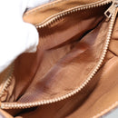 CELINE Macadam Canvas Shoulder Bag PVC Leather Brown Gold Auth 187770-11