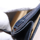 GUCCI GG Supreme Sherry Line Shoulder Bag PVC Navy Gold Auth 187772-25