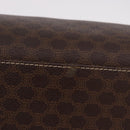 CELINE Macadam Canvas Hand Bag PVC Leather Brown Gold Auth 187773A-6