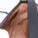 BURBERRY Nova Check Shoulder Bag Canvas Beige Silver Auth 187774A-18