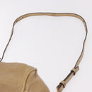 Chloe Etel Hand Bag Leather 2way Beige Gold Auth 187776A-15