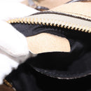 Chloe Etel Hand Bag Leather 2way Beige Gold Auth 187776A-12