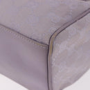 GUCCI GG Canvas Shoulder Bag Purple Gold 92699 Auth 187782-16
