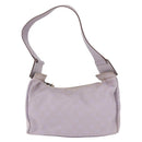 GUCCI GG Canvas Shoulder Bag Purple Gold 92699 Auth 187782-13