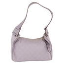 GUCCI GG Canvas Shoulder Bag Purple Gold 92699 Auth 187782-2