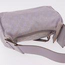GUCCI GG Canvas Shoulder Bag Purple Gold 92699 Auth 187782-7
