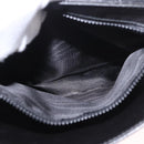 CELINE Shoulder Bag Leather Black Gold Auth 187784A-21