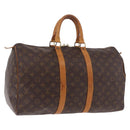 LOUIS VUITTON Monogram Keepall 45 Boston Bag M41428 LV Auth 187787-1