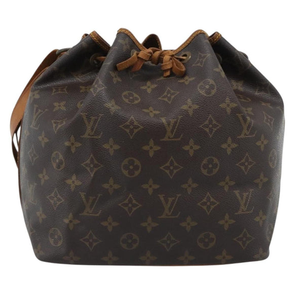 LOUIS VUITTON Monogram Petit Noe Shoulder Bag M42226 LV Auth 187788