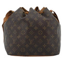 LOUIS VUITTON Monogram Petit Noe Shoulder Bag M42226 LV Auth 187788-2