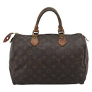LOUIS VUITTON Monogram Speedy 30 Hand Bag M41526 LV Auth 187789-2