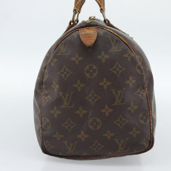LOUIS VUITTON Monogram Speedy 30 Hand Bag M41526 LV Auth 187789