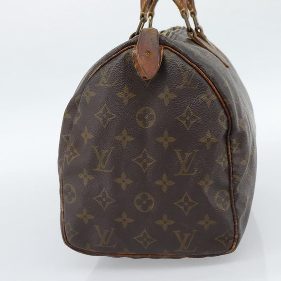 LOUIS VUITTON Monogram Speedy 30 Hand Bag M41526 LV Auth 187789