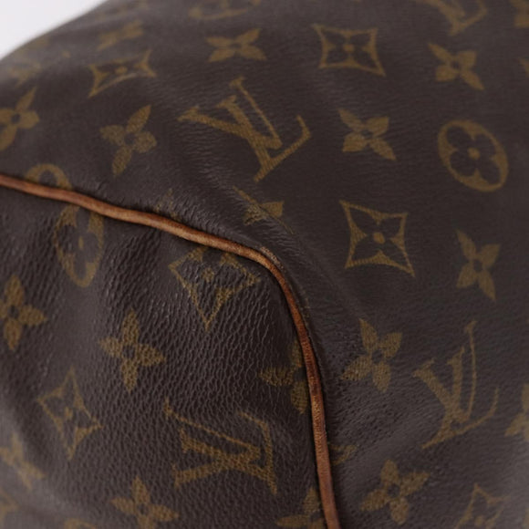 LOUIS VUITTON Monogram Speedy 30 Hand Bag M41526 LV Auth 187790