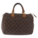 LOUIS VUITTON Monogram Speedy 30 Hand Bag M41526 LV Auth 187790-13