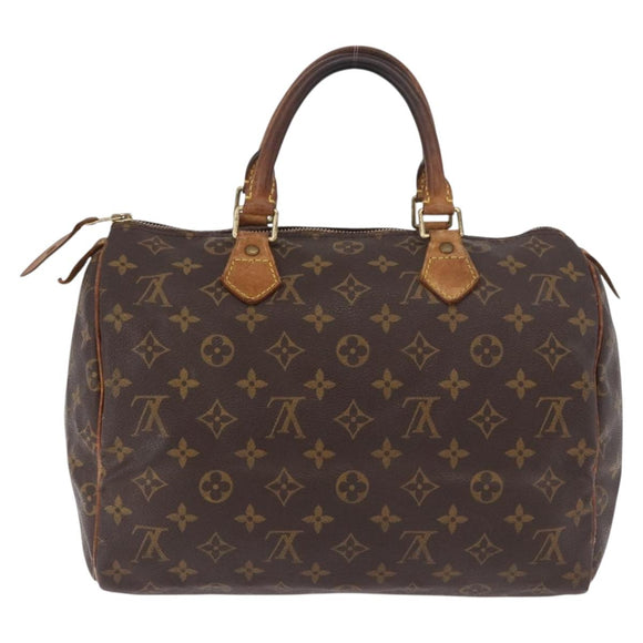 LOUIS VUITTON Monogram Speedy 30 Hand Bag M41526 LV Auth 187790