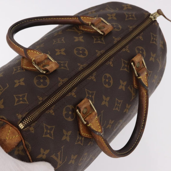 LOUIS VUITTON Monogram Speedy 30 Hand Bag M41526 LV Auth 187790