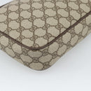 GUCCI GG Canvas Clutch Bag PVC Leather Beige Gold 014 58 0128 Auth 187793-12
