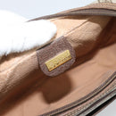 GUCCI GG Canvas Clutch Bag PVC Leather Beige Gold 014 58 0128 Auth 187793-14