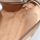 GUCCI GG Canvas Clutch Bag PVC Leather Beige Gold 014 58 0128 Auth 187793-17