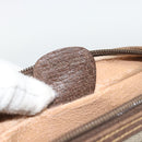 GUCCI GG Canvas Clutch Bag PVC Leather Beige Gold 014 58 0128 Auth 187793-19
