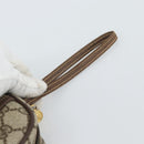 GUCCI GG Canvas Clutch Bag PVC Leather Beige Gold 014 58 0128 Auth 187793-7