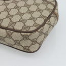 GUCCI GG Canvas Clutch Bag PVC Leather Beige Gold 014 58 0128 Auth 187793-9