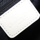 Christian Dior Trotter Canvas Shoulder Bag PVC Black Silver Auth 187794-19