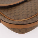 GUCCI Micro GG Supreme Shoulder Bag PVC Beige Gold Auth 187795-10